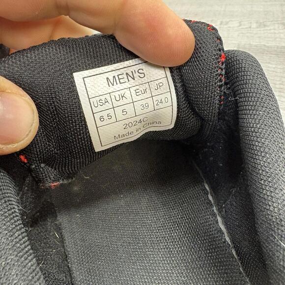 Strikeforce KR Flyer Bowling Shoes Men's 6.5 Black Red Mesh Athletic Style - Picture 10 of 13